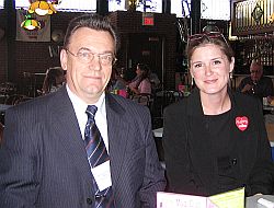 Alexander Menshakov and Sarah Sugden.